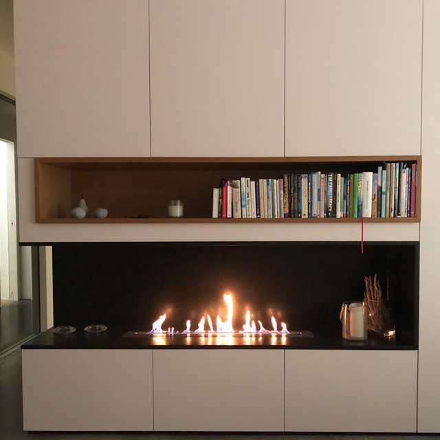 Built in Bioethanol Fire Place